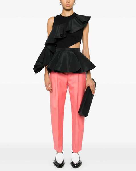 Pantaloni casual Alexander McQueen Pants Peg Leg PINK Femei (BM 8720757) 2