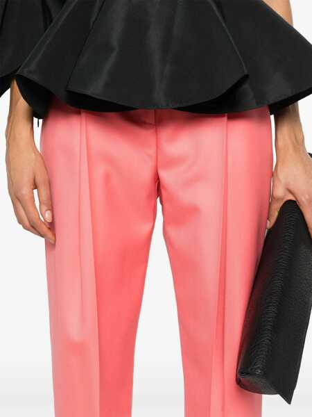 Pantaloni casual Alexander McQueen Pants Peg Leg PINK Femei (BM 8720757) 5