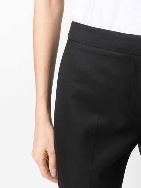 Pantaloni casual Alexander McQueen Cropped Trousers BLACK Femei (BM 8720865) 5