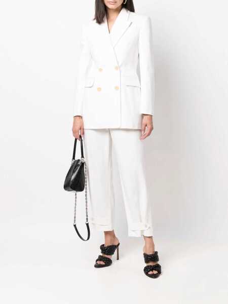 Sacouri Alexander McQueen Double-Breasted Jacket WHITE Femei (BM 8720892) 2