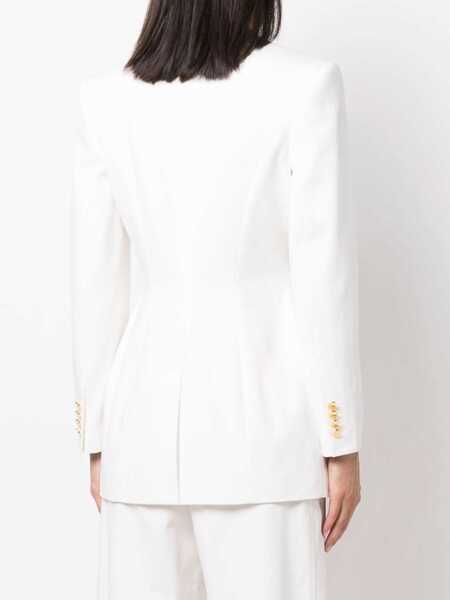 Sacouri Alexander McQueen Double-Breasted Jacket WHITE Femei (BM 8720892) 4