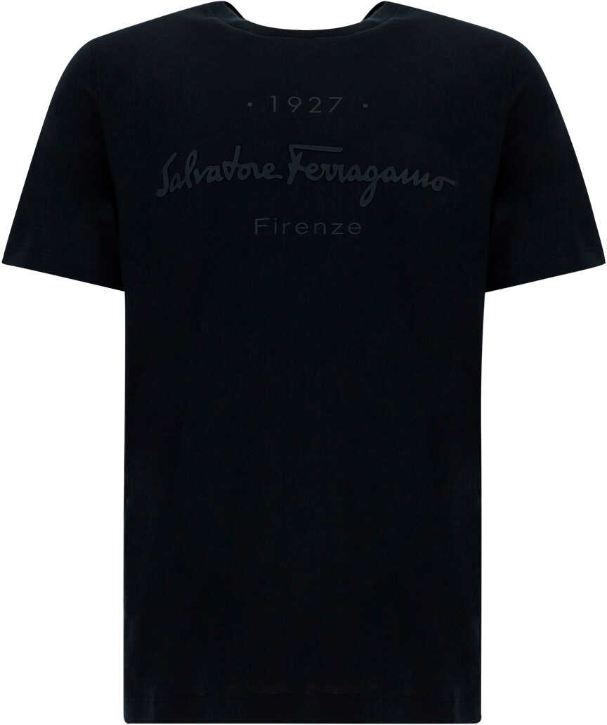 Salvatore Ferragamo T-Shirt 734897 BLACK/BLACK