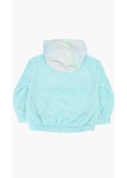 Bluze de trening Nike Hoodie Sherpa Sweatshirt Light Blue Baieti (BM 8722809) 3