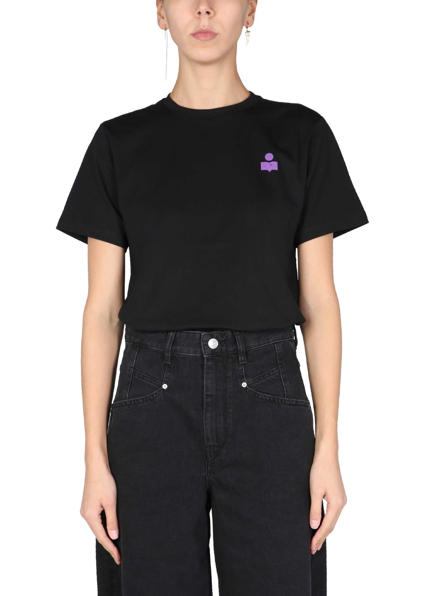 Isabel Marant "Zewel" T-Shirt TS0406_22P085EPEBK BLACK