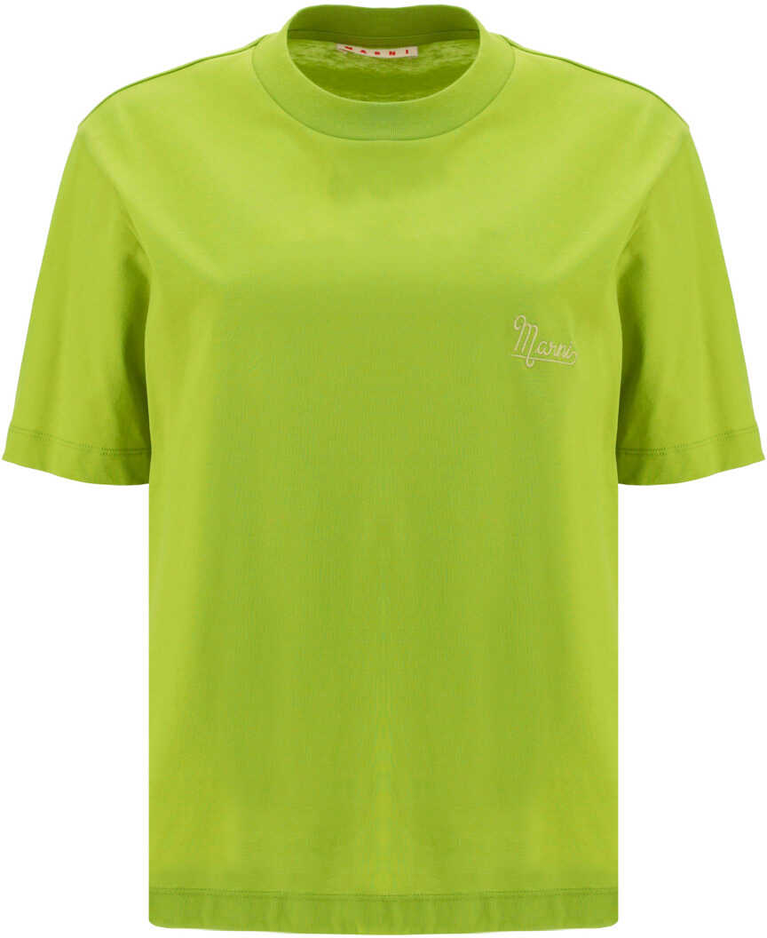 Marni T-Shirt THJE0211X0UTCZ68 LIGHT GREEN