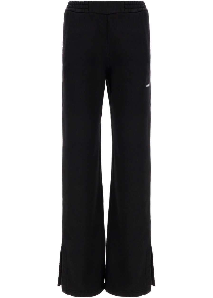 Off-White Sweatpant OWCH011C99JER001 BLACK WHITE