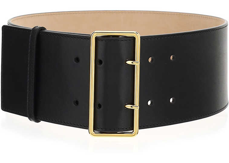 Alexander McQueen Military Belt 5584521BR0M BLACK