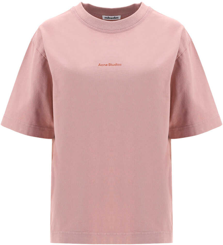 Acne Studios T-Shirt AL0135 MAUVE PINK