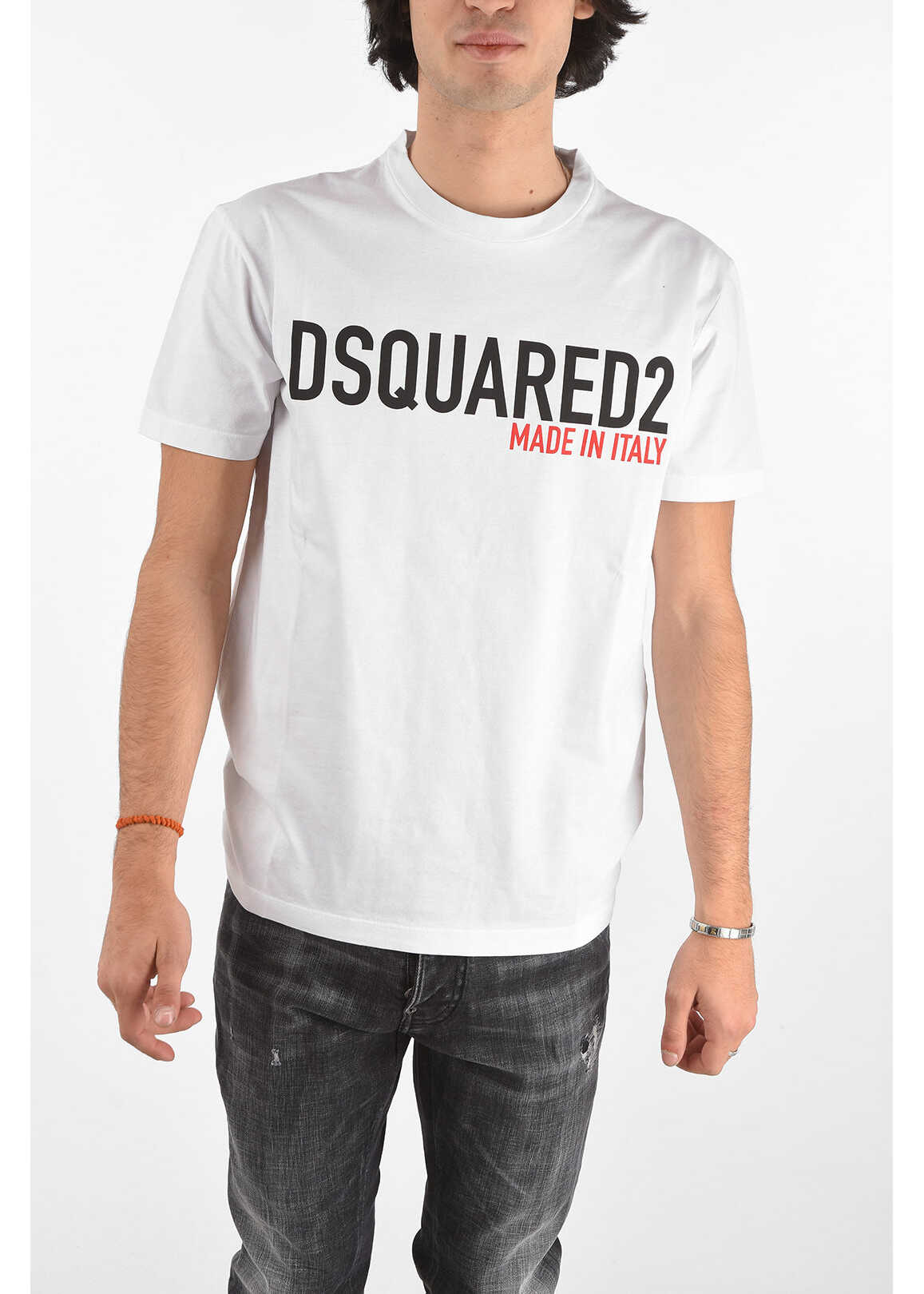 DSQUARED2 Printed Cool Fit T-Shirt Black & White