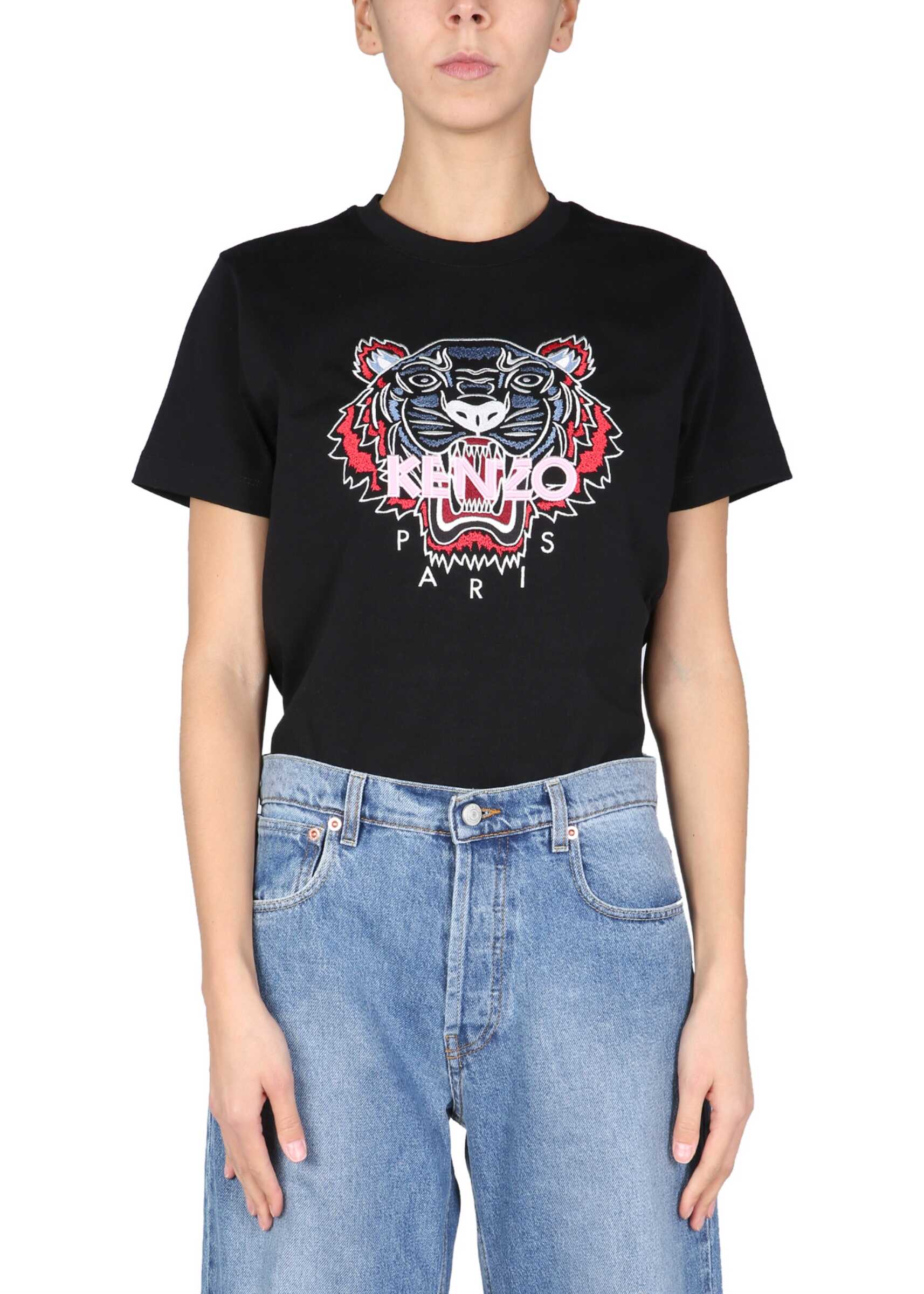 Kenzo Crew Neck T-Shirt FC52TS912_4YO99 BLACK