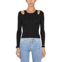 Tricouri Cut Out Details T-Shirt Femei