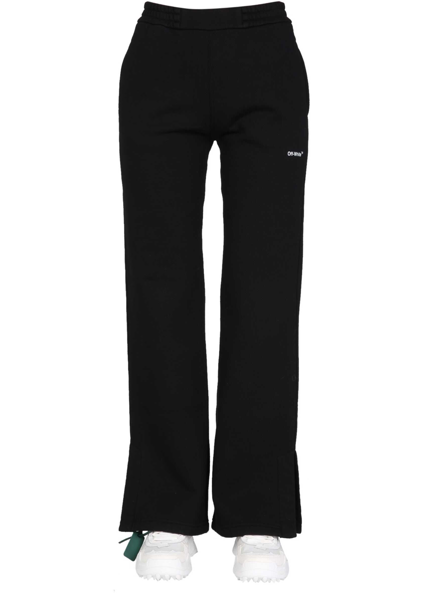 Off-White Wide Leg Jogging Trousers OWCH011_C99JER0011001 BLACK