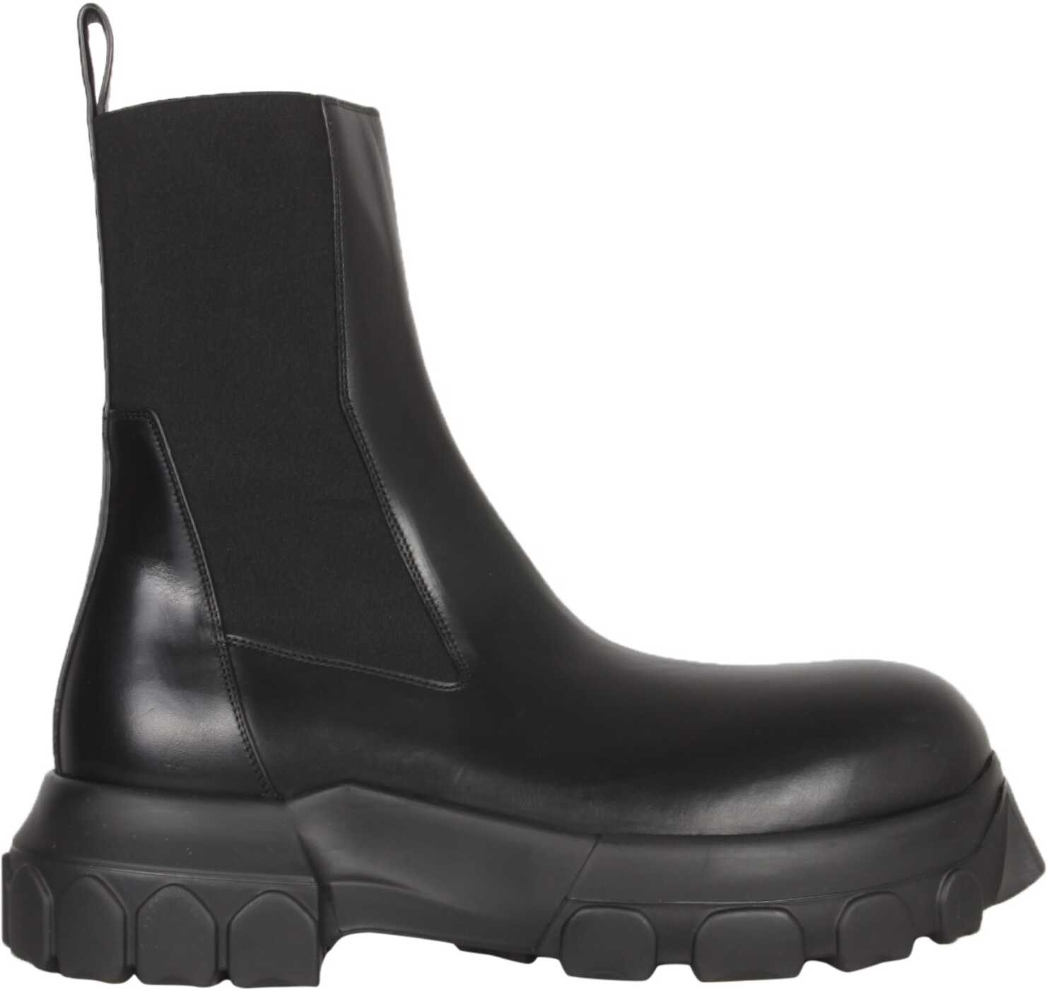 Rick Owens Beatle Bozo Tractor Boots RU01B1881_LE99 BLACK