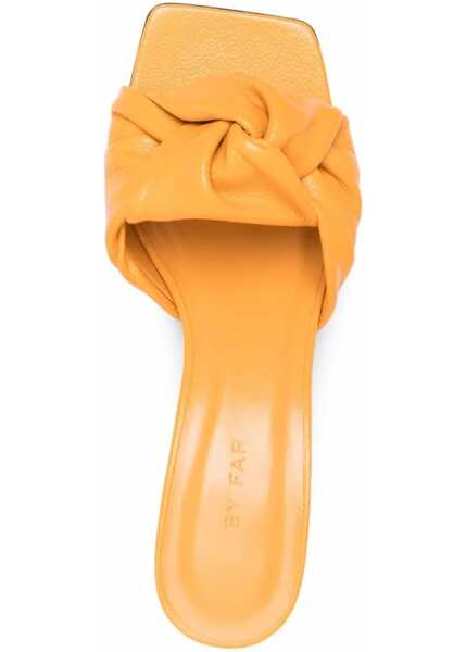 Sandale BY FAR Wool Sandals ORANGE Femei (BM 8728425) 4