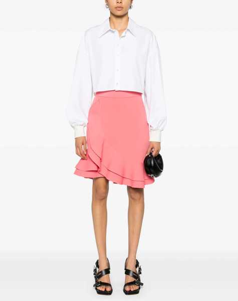 Fuste casual Alexander McQueen Mini Skirt With Ruches PINK Femei (BM 8730255) 2