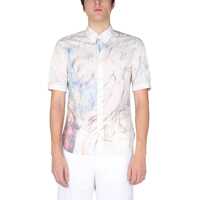 Camasi casual Shirt With "Blake Dante Painting" Logo Print Barbati