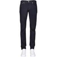 Blugi drepti Jeans With "Signature" Logo Embroidered Barbati