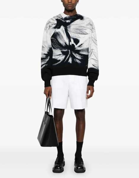 Pantaloni scurti Alexander McQueen Tailored Bermudas WHITE Barbati (BM 8730363) 2