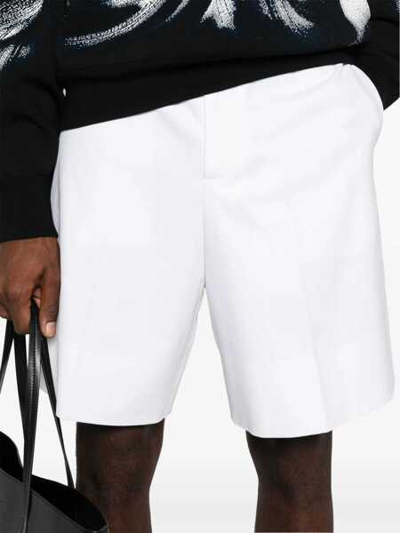 Pantaloni scurti Alexander McQueen Tailored Bermudas WHITE Barbati (BM 8730363) 5