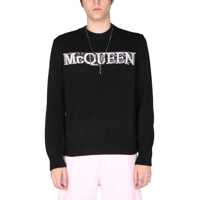 Pulovere casual Sweater With Logo Inlay Barbati
