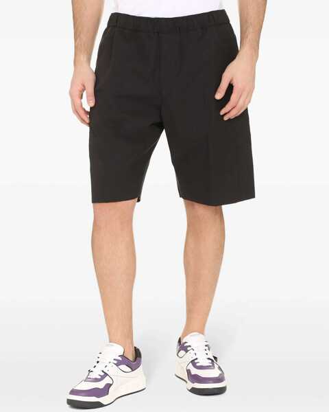 Pantaloni scurti Alexander McQueen Gabardine Bermuda BLACK Barbati (BM 8730513) 2
