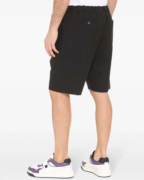 Pantaloni scurti Alexander McQueen Gabardine Bermuda BLACK Barbati (BM 8730513) 3