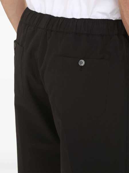 Pantaloni scurti Alexander McQueen Gabardine Bermuda BLACK Barbati (BM 8730513) 4