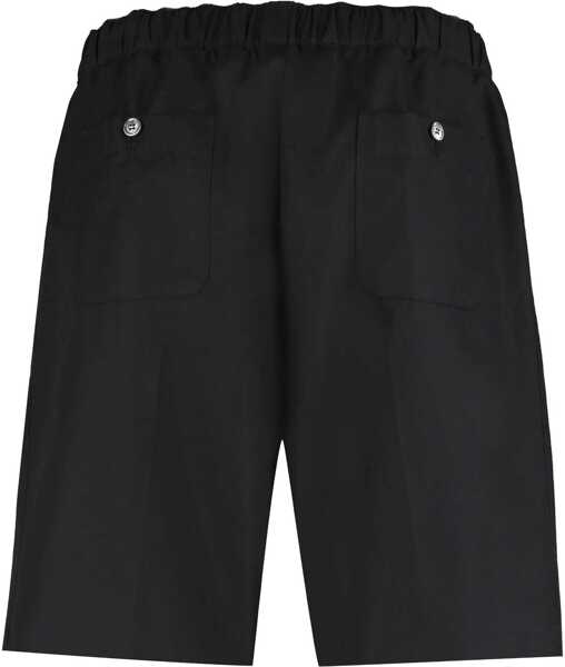 Pantaloni scurti Alexander McQueen Gabardine Bermuda BLACK Barbati (BM 8730513) 5