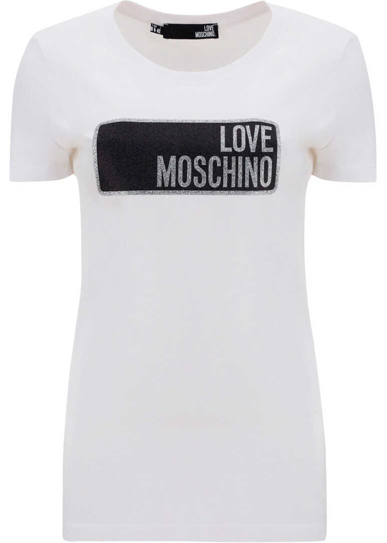 LOVE Moschino T-shirt W4H1917E1951 OFF WHITE