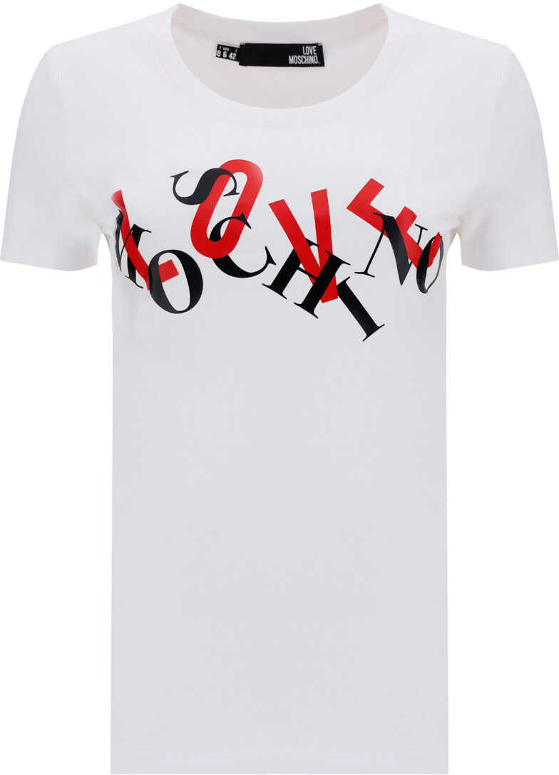 LOVE Moschino T-shirt W4H1918E1951 OFF WHITE