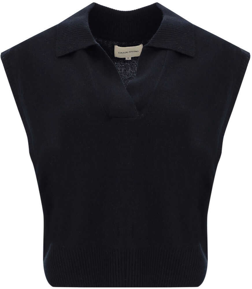 Loulou Studio Cashmere Sweater PAGAN BLACK