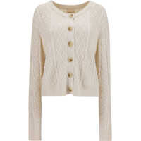 Cardigane Cable Knit Cardigan Femei
