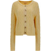 Cardigane Cable Knit Cardigan Femei