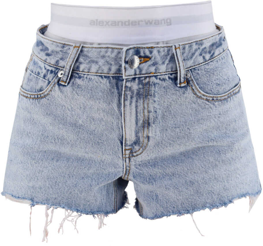 Alexander Wang Low Rise Shorts 4DC1224071 PEBBLE BLEACH