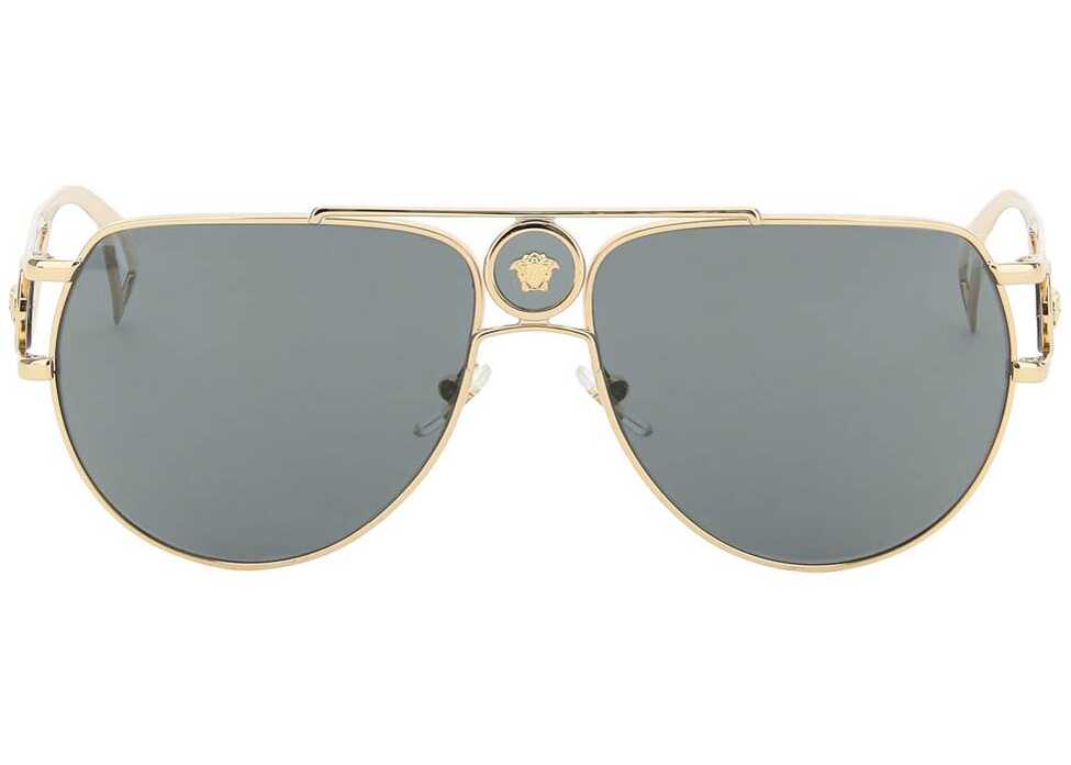 Versace Medusa Pilot Sunglasses O2225 GOLD