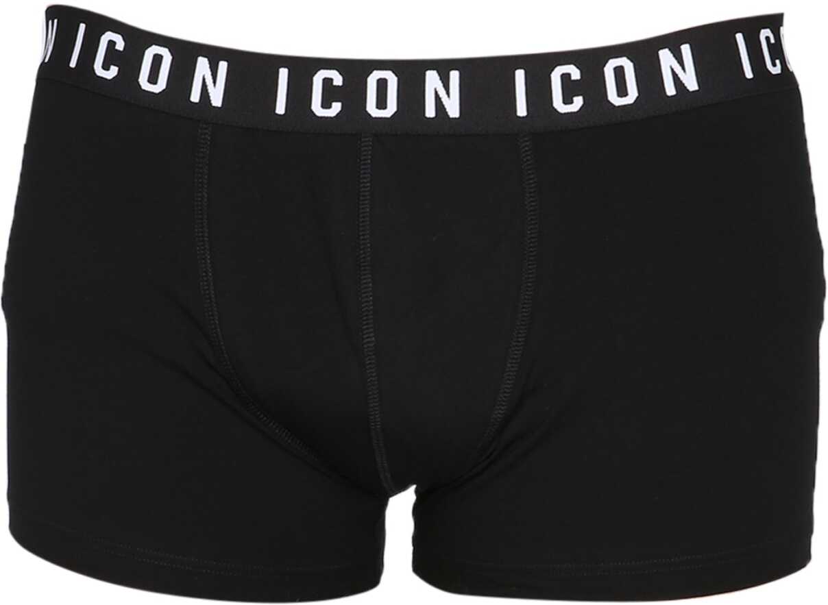 DSQUARED2 "Icon" Boxers D9LC63850_001 BLACK