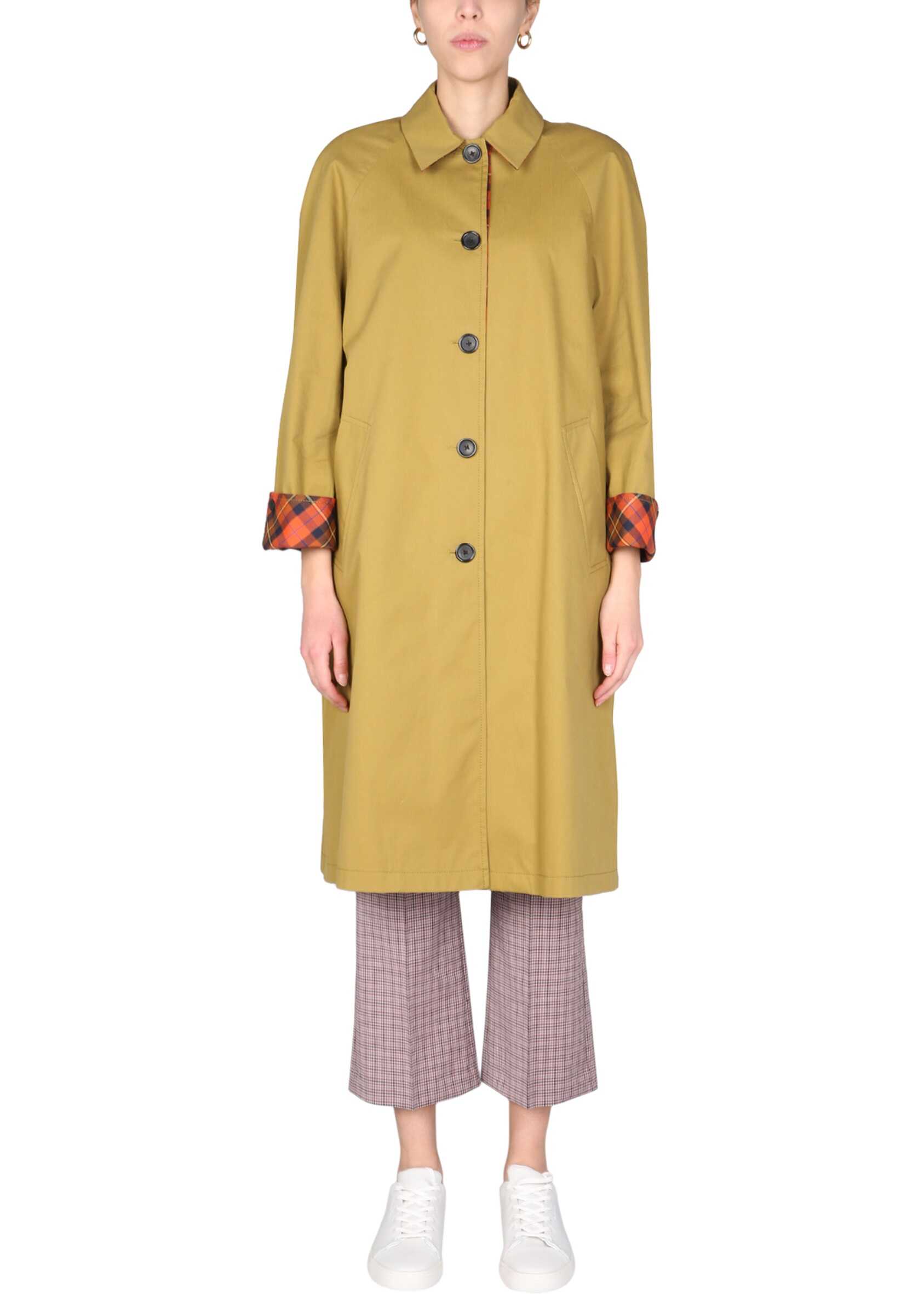 PS by Paul Smith Single-Breasted Trench W2R/209C/H30871_36 BROWN image