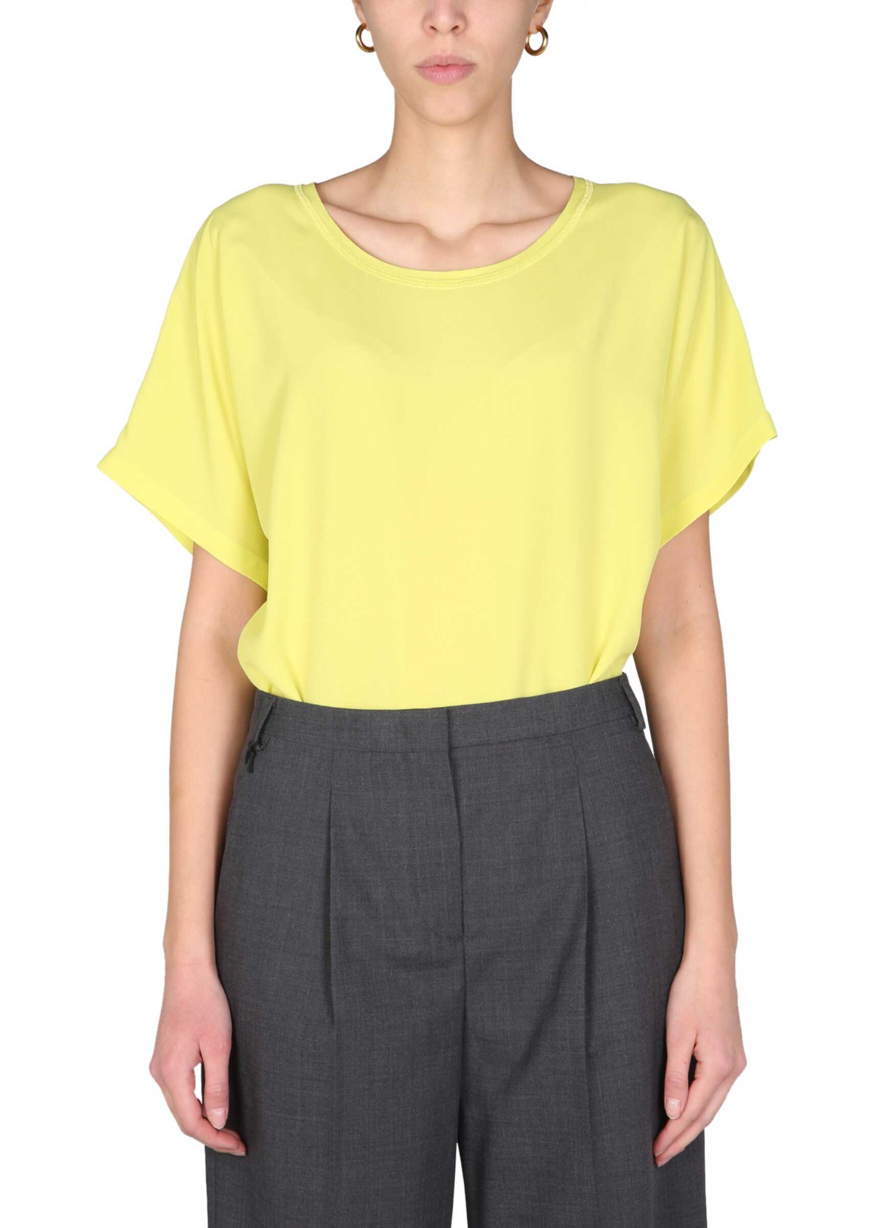 Anna Molinari Relaxed Fit Top 7C051A_N0229 YELLOW