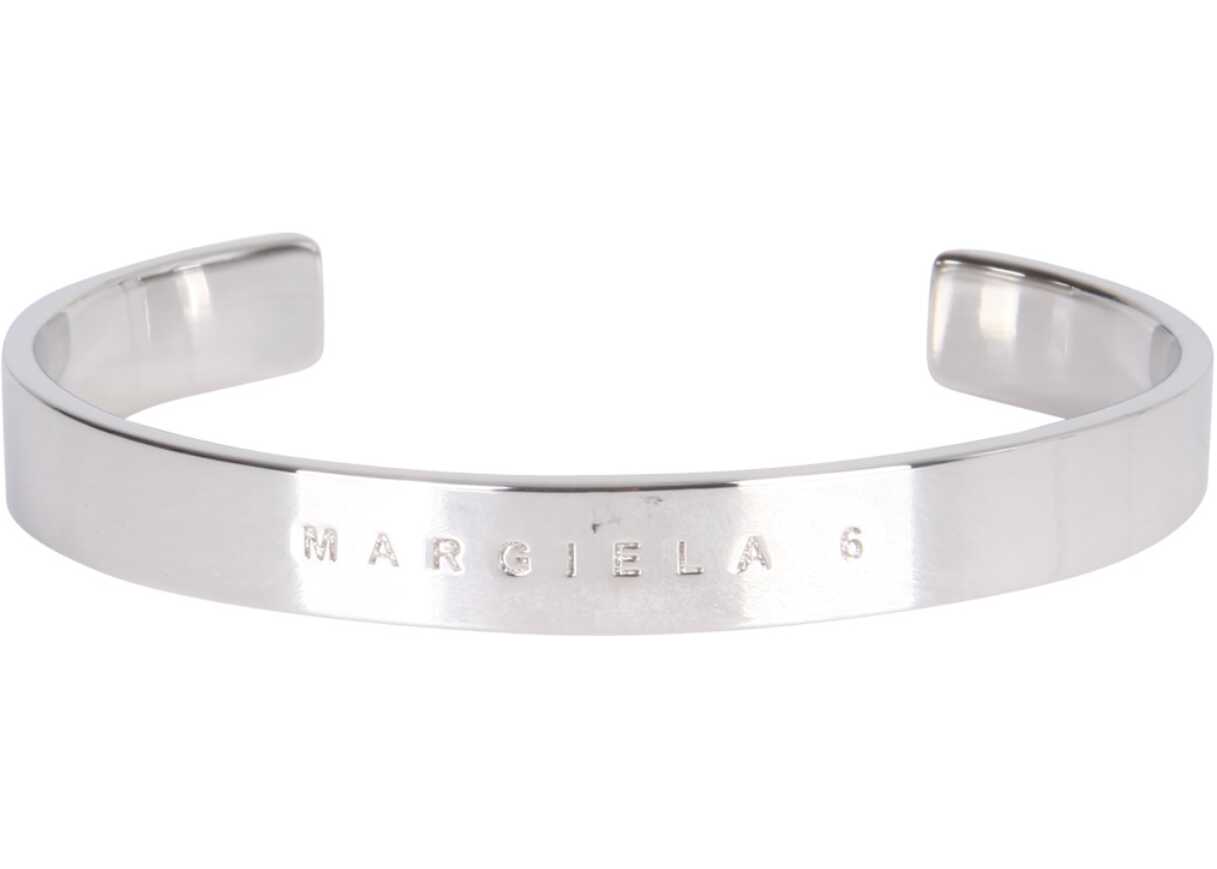 MM6 Maison Margiela Rigid Bracelet SM6UY0013_SV0058951 SILVER image
