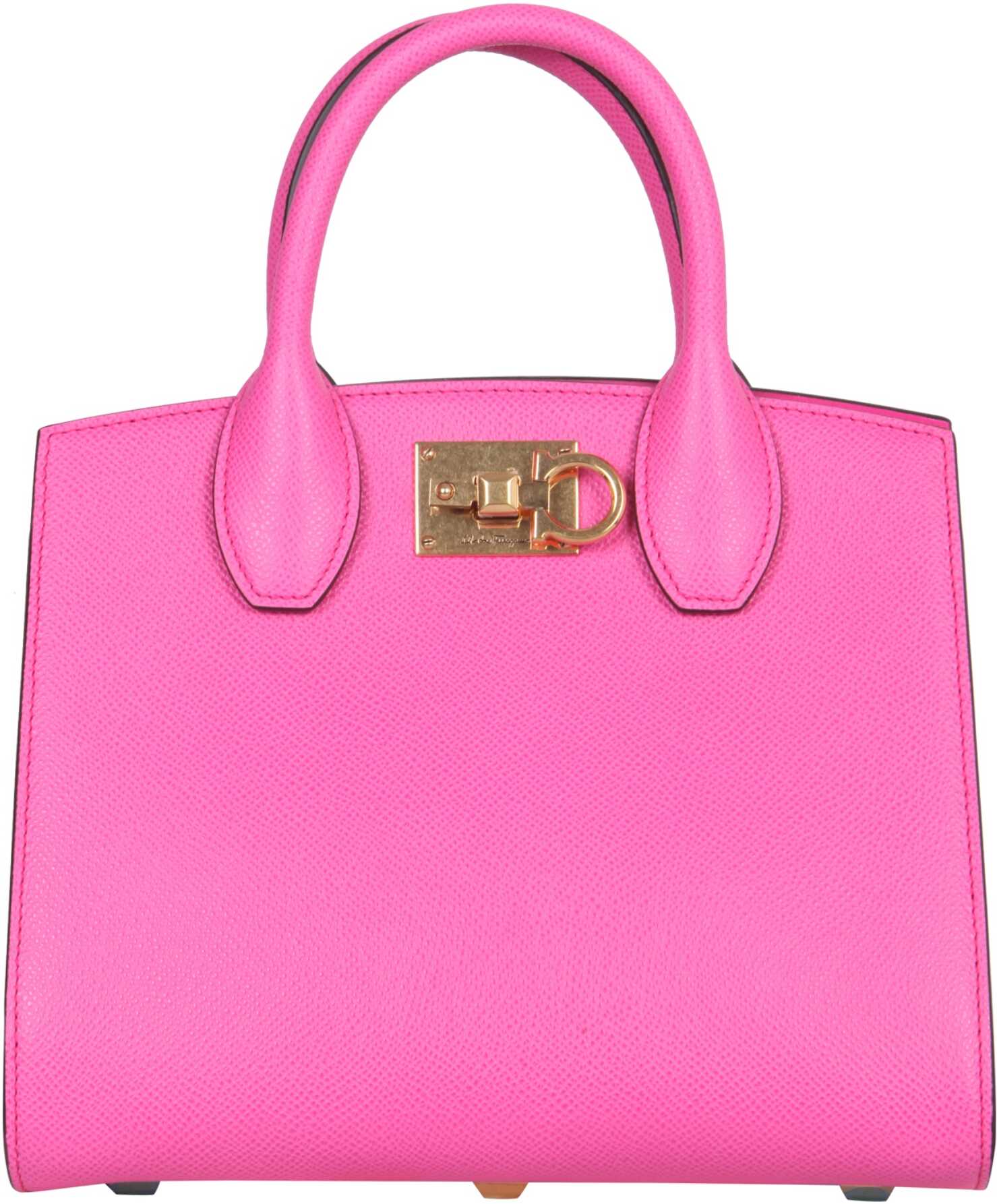 Salvatore Ferragamo The Studio Box Bag 750038_211424HOTPINK PINK