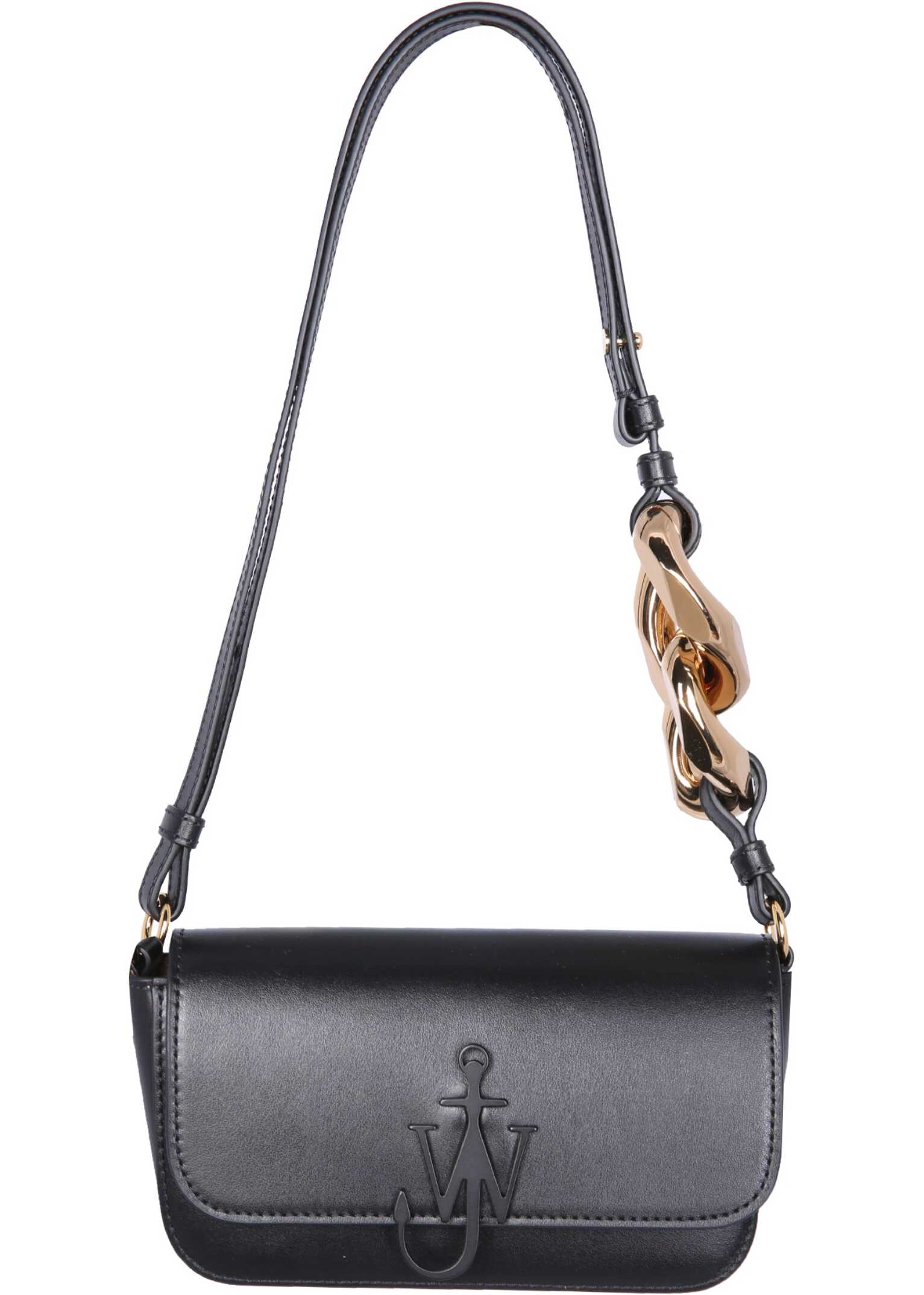 JW Anderson Baguette Anchor Bag With Chain BLACK