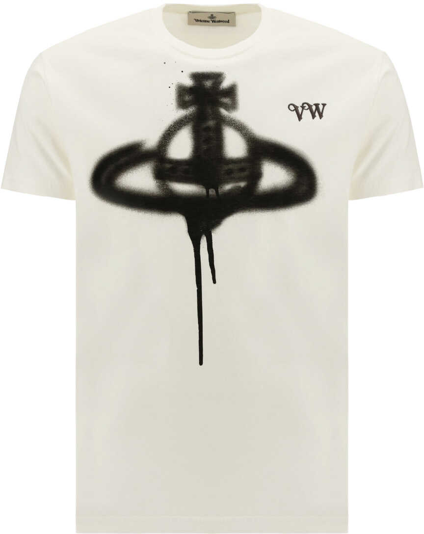 Vivienne Westwood T-Shirt 3G010003J001MGO OFF WHITE image
