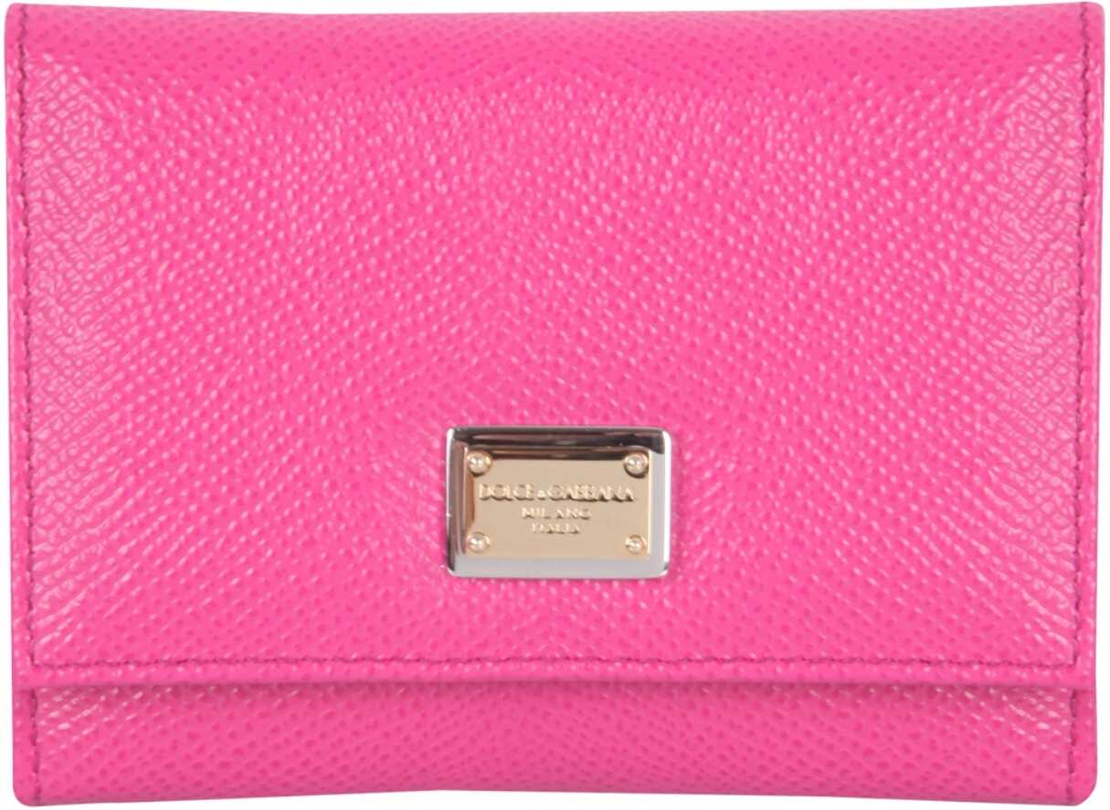 Dolce & Gabbana Dauphine Leather Wallet BI0770_A100180411 FUCHSIA