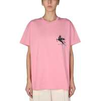 Tricouri T-Shirt With Studded Logo Femei
