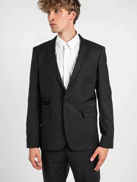 Sacouri office Les Hommes Classic City LKW100 Czarny Femei (BM 8737641) 3