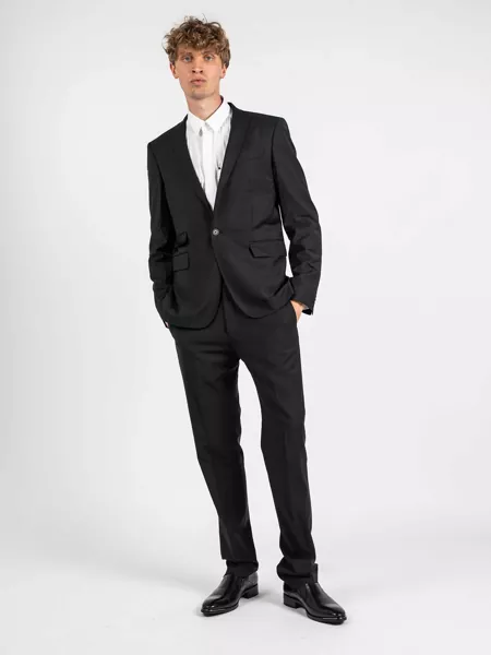 Sacouri office Les Hommes Classic City LKW100 Czarny Femei (BM 8737641) 8