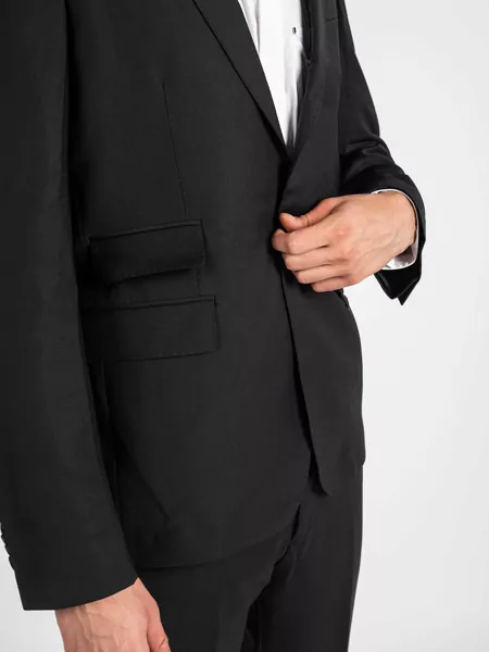 Sacouri office Les Hommes Classic City LKW100 Czarny Femei (BM 8737641) 9