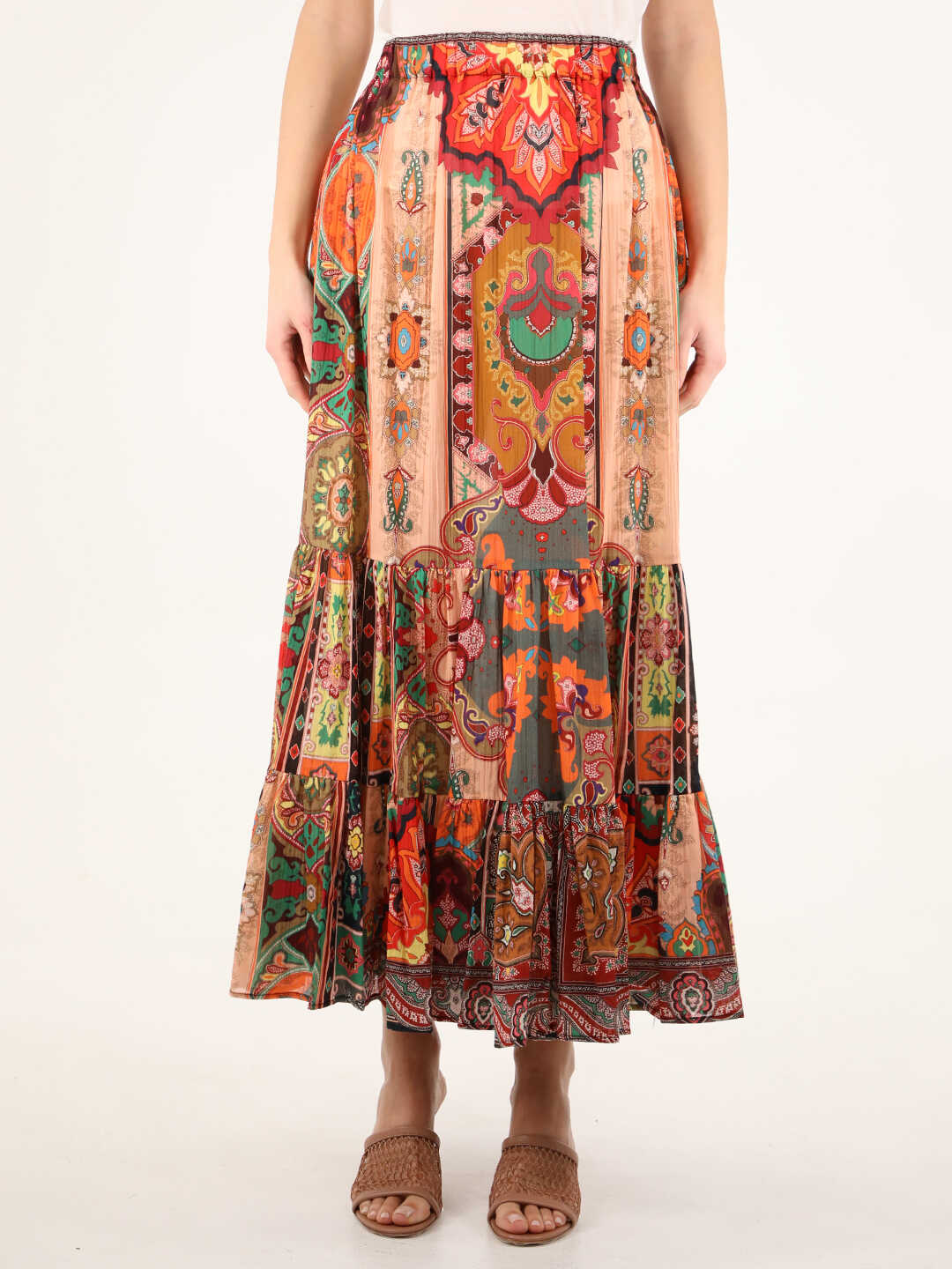 ETRO Paisley Print Skirt 19253 4277 Multicolor