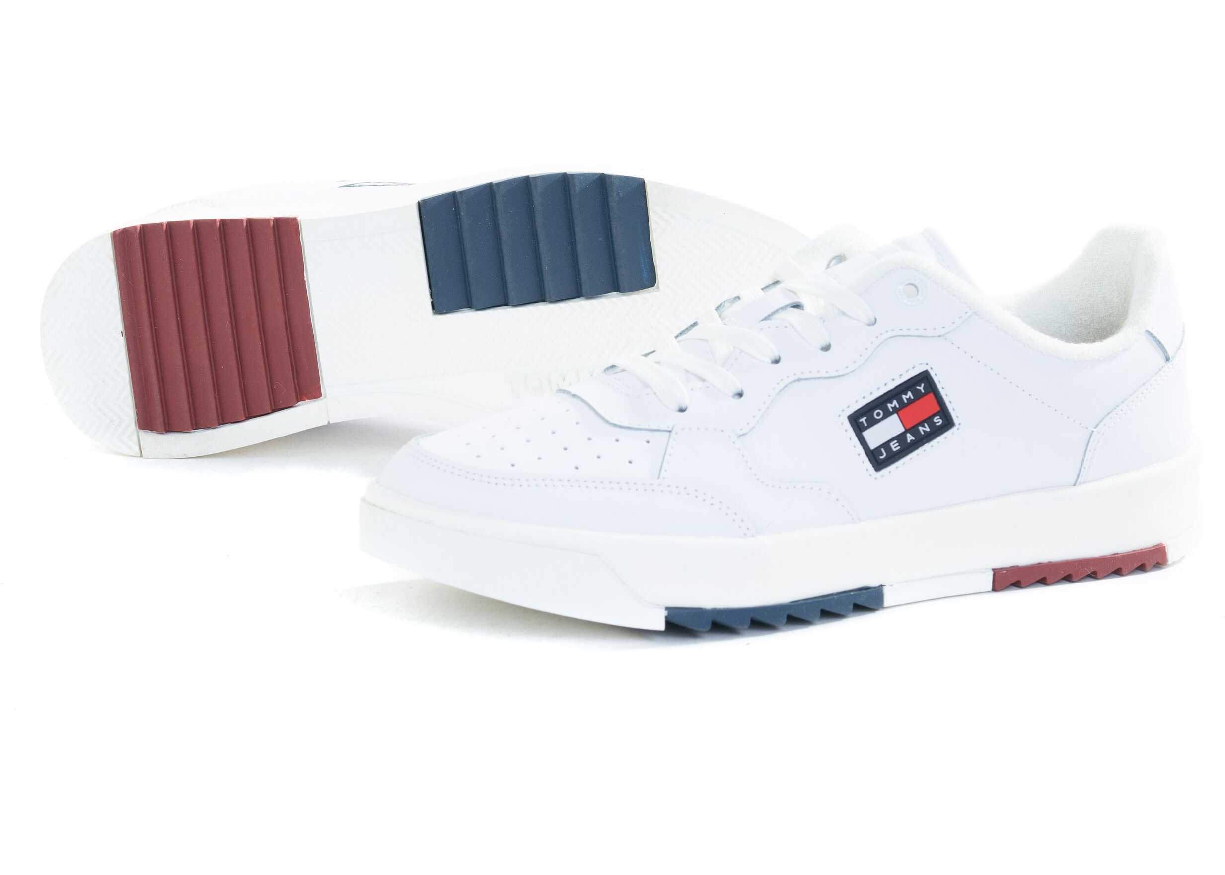 Tommy Hilfiger Basket Leather White White