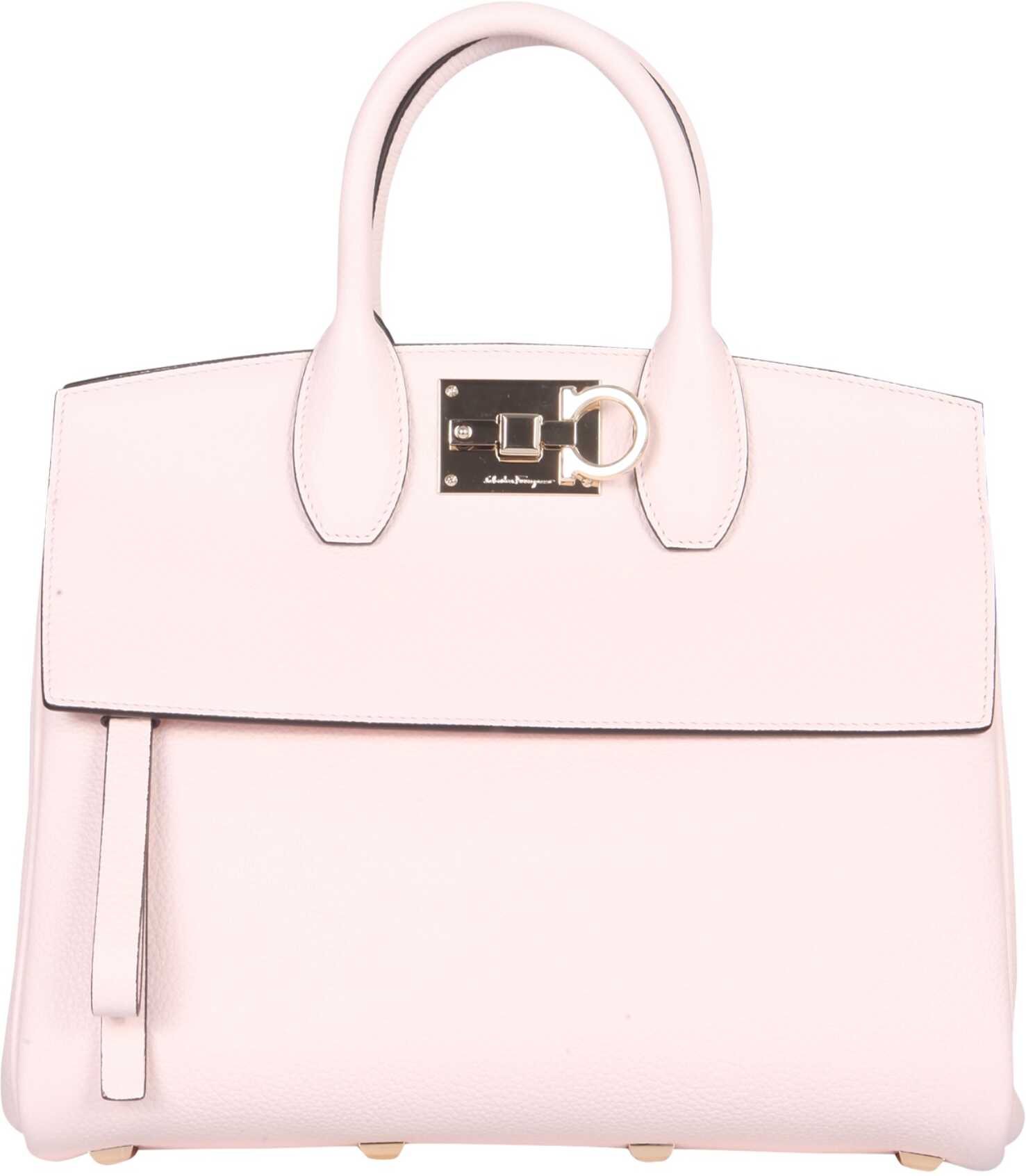 Salvatore Ferragamo The Studio Bag 749810_21H159PINKLEMONADE PINK